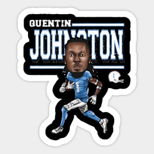 Quentin Johnston Los Angeles C Coon Sticker